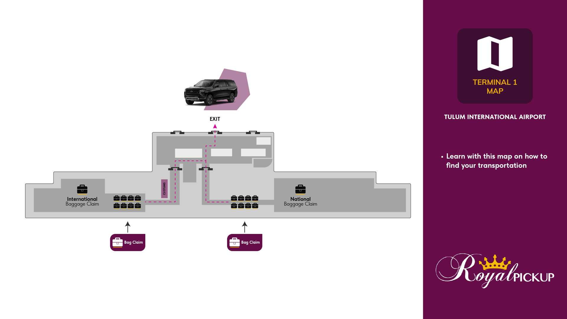 Terminal 1 map